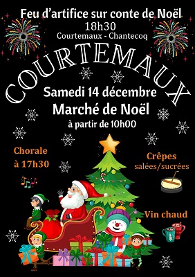 Marché de Noël – Feu d’artifice – Courtemaux